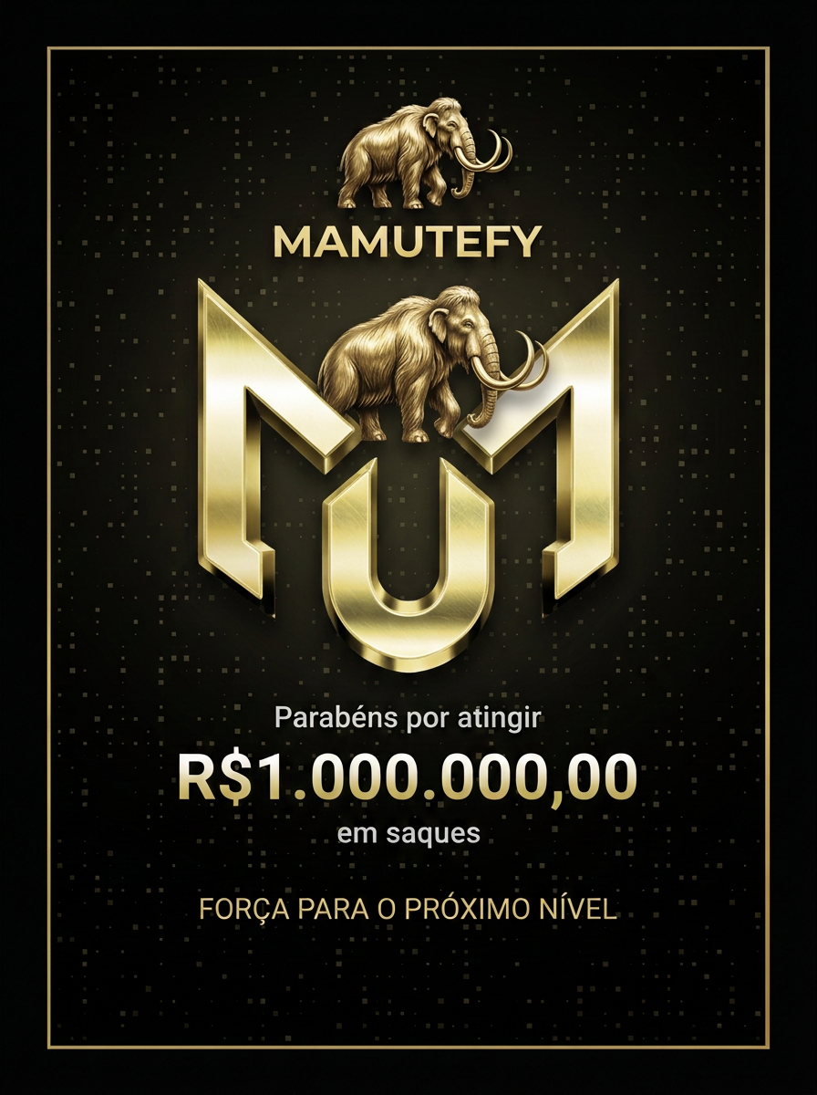 Placa Mamutefy R$ 1 milhão